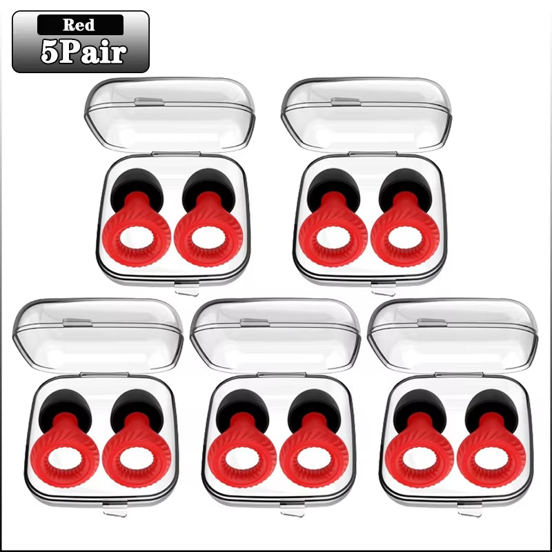 20 Pairs of Soundproof Silicone Earplugs for Sleep and Learning - Noise Cancelling and Anti-Noise Protection