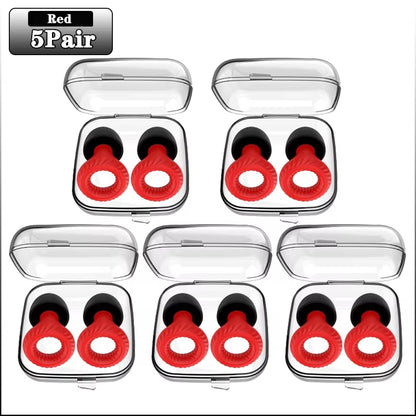 20 Pairs of Soundproof Silicone Earplugs for Sleep and Learning - Noise Cancelling and Anti-Noise Protection