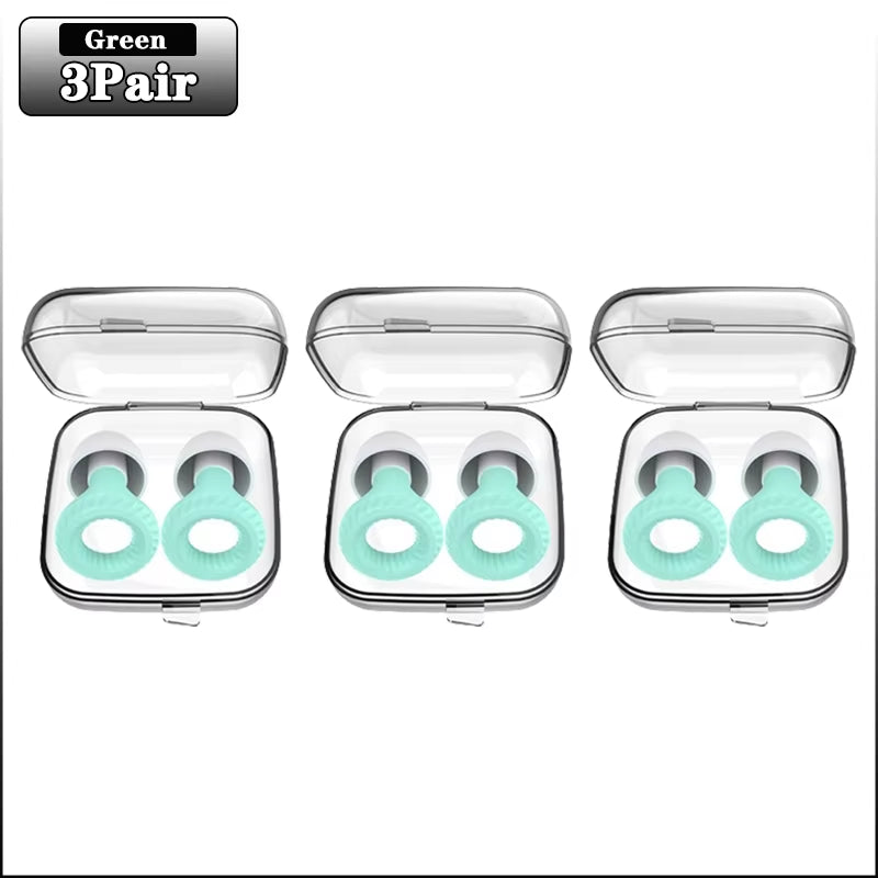 20 Pairs of Soundproof Silicone Earplugs for Sleep and Learning - Noise Cancelling and Anti-Noise Protection