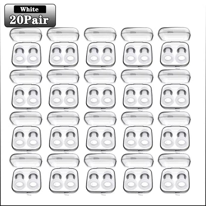 20 Pairs of Soundproof Silicone Earplugs for Sleep and Learning - Noise Cancelling and Anti-Noise Protection