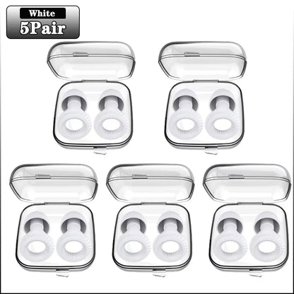 20 Pairs of Soundproof Silicone Earplugs for Sleep and Learning - Noise Cancelling and Anti-Noise Protection