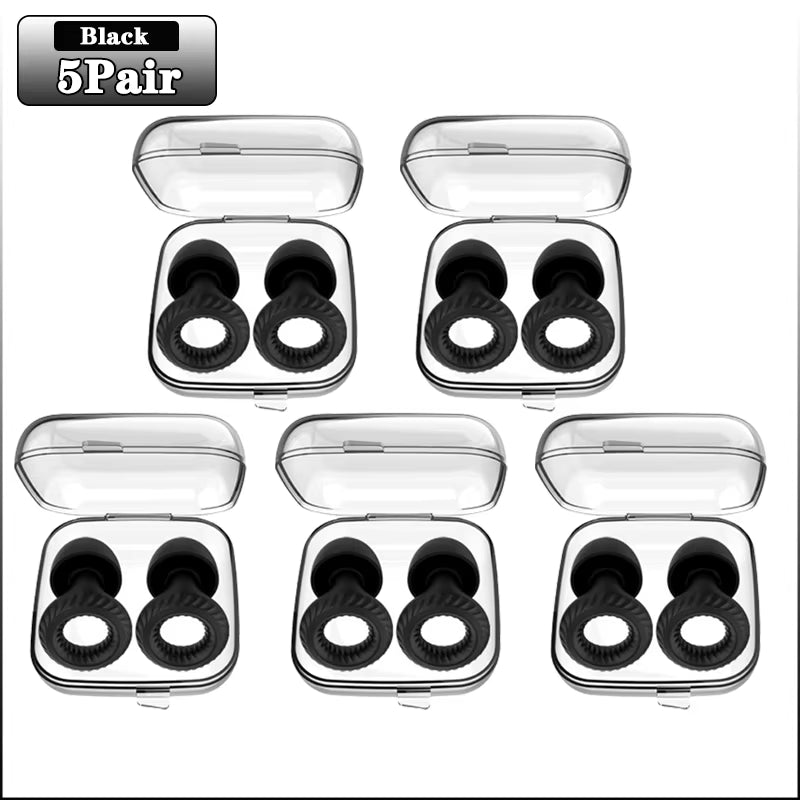 20 Pairs of Soundproof Silicone Earplugs for Sleep and Learning - Noise Cancelling and Anti-Noise Protection