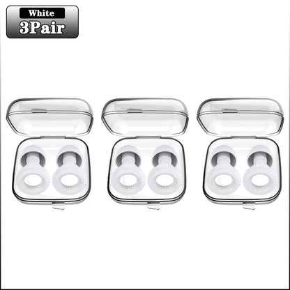 20 Pairs of Soundproof Silicone Earplugs for Sleep and Learning - Noise Cancelling and Anti-Noise Protection