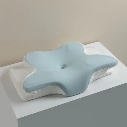 Sunmmer Memory Foam Cervical Pillow - Slow Rebound Butterfly Neck Support Pillow for Enhanced Sleep Comfort