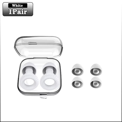 20 Pairs of Soundproof Silicone Earplugs for Sleep and Learning - Noise Cancelling and Anti-Noise Protection