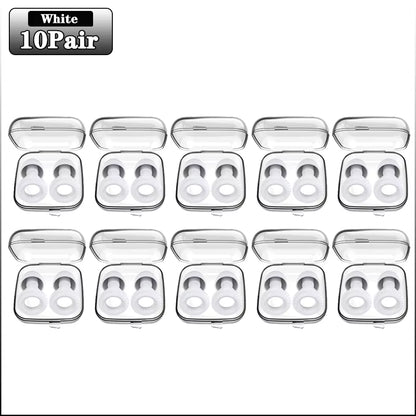 20 Pairs of Soundproof Silicone Earplugs for Sleep and Learning - Noise Cancelling and Anti-Noise Protection