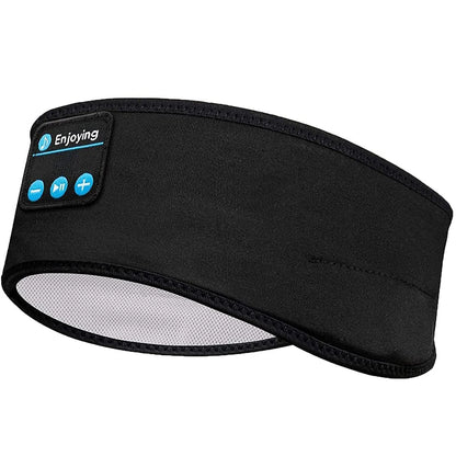 Wireless Sleep Headband with Noise-Cancelling Earbuds and Bluetooth Speakers for Sleep and Workouts